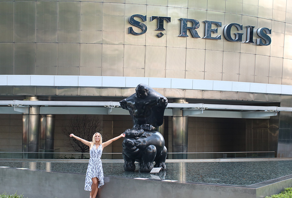 Outside The St Regis Singapore