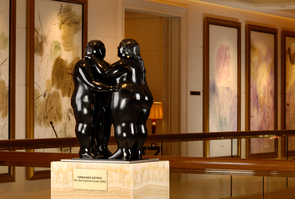 Part Of St Regis's Private Art Collection: Botero's Dancing Couple
