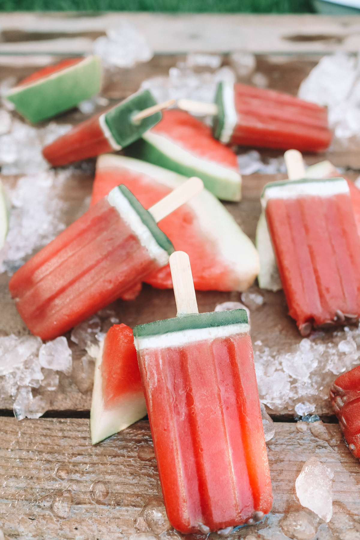 Healthy Watermelon Ice Blocks Ready For Summer