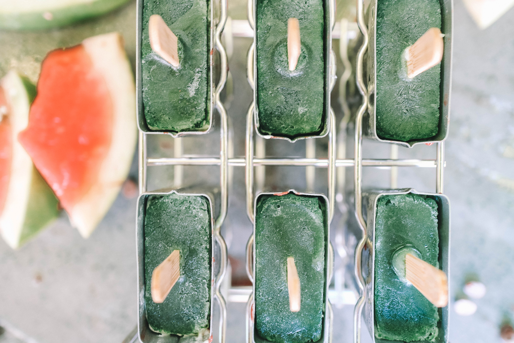 Healthy Watermelon Ice Blocks Ready To Go