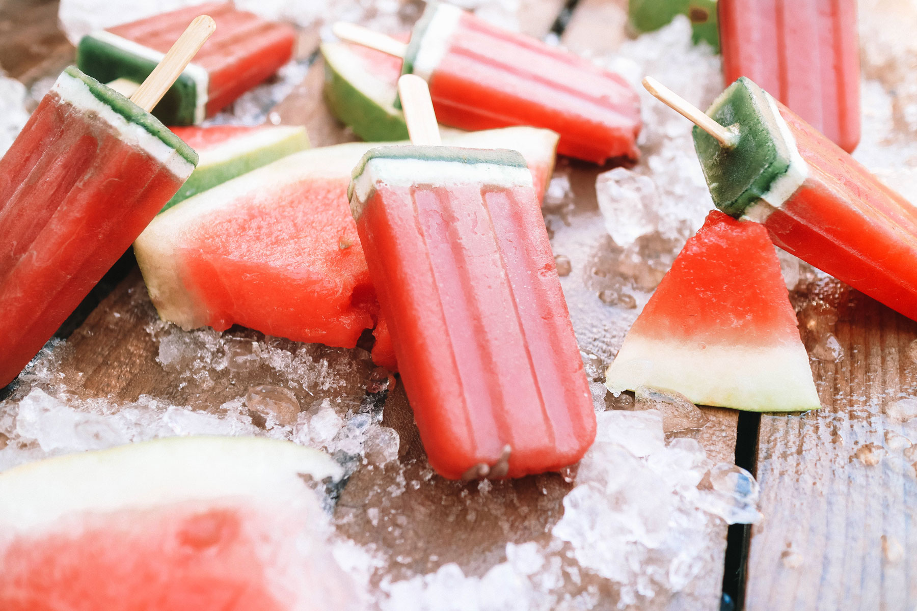 Healthy Watermelon Ice Blocks Recipe