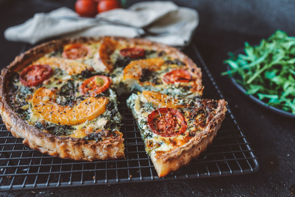 Roast Pumpkin Tart